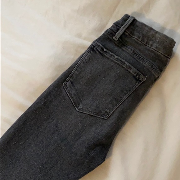 FRAME Le Crop Mini Boot Grey Jeans - Picture 4 of 5